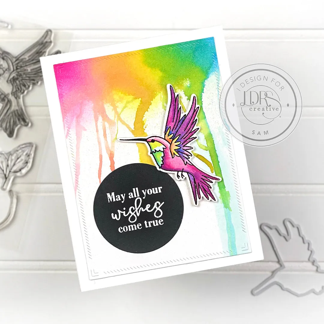 Trailing Hummingbird Stamps, Dies, and Layering Stencils Bundle