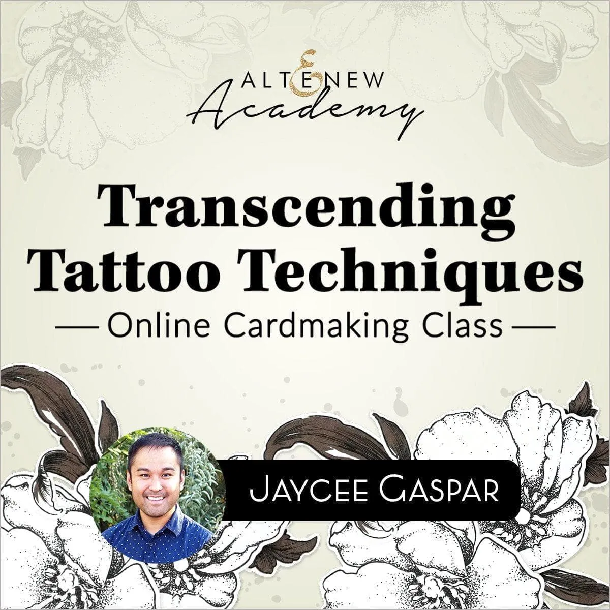 Transcending Tattoo Techniques Online Cardmaking Class
