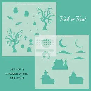 Trick Or Treat | Stencils | Set of 2