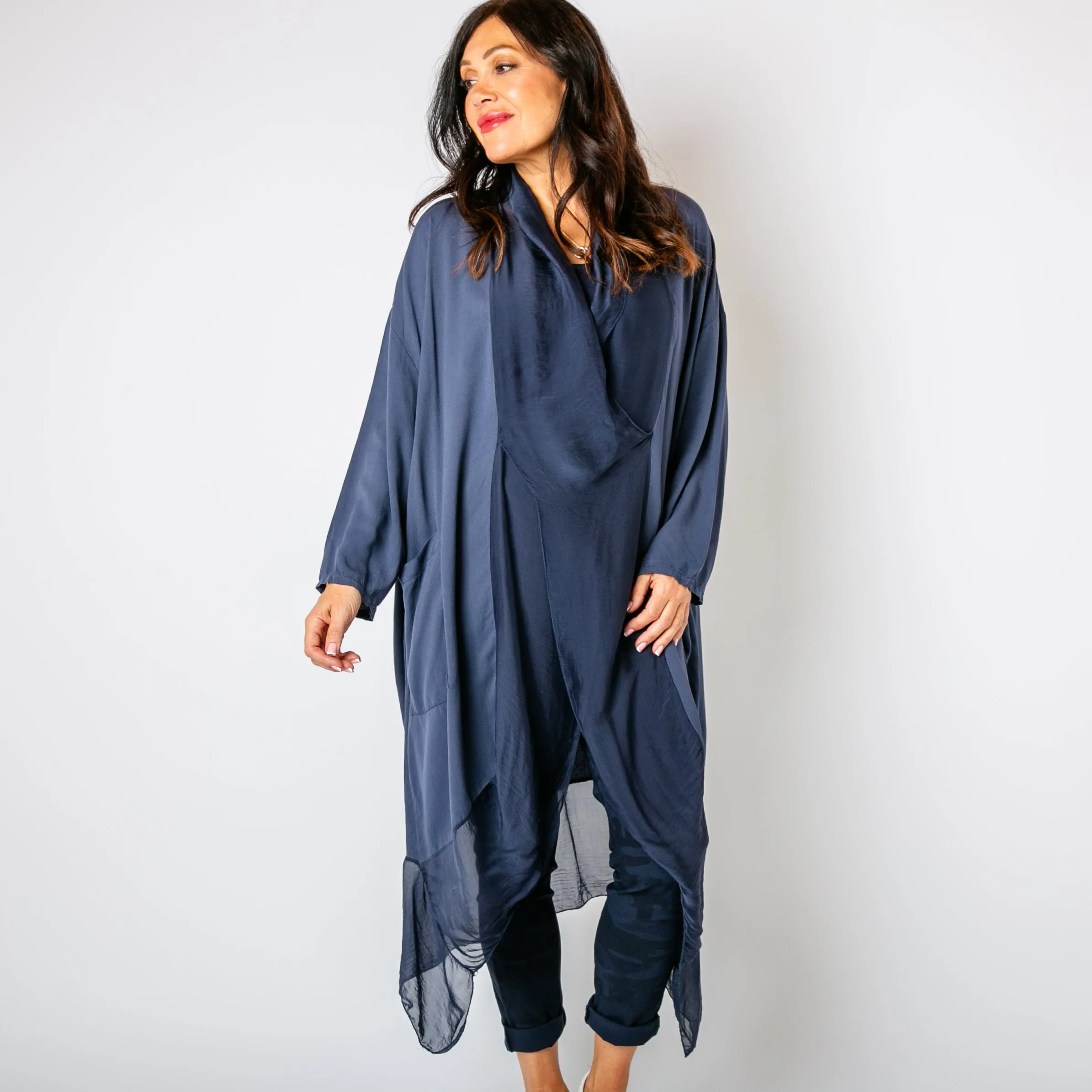 Two Pocket Crossover Tunic