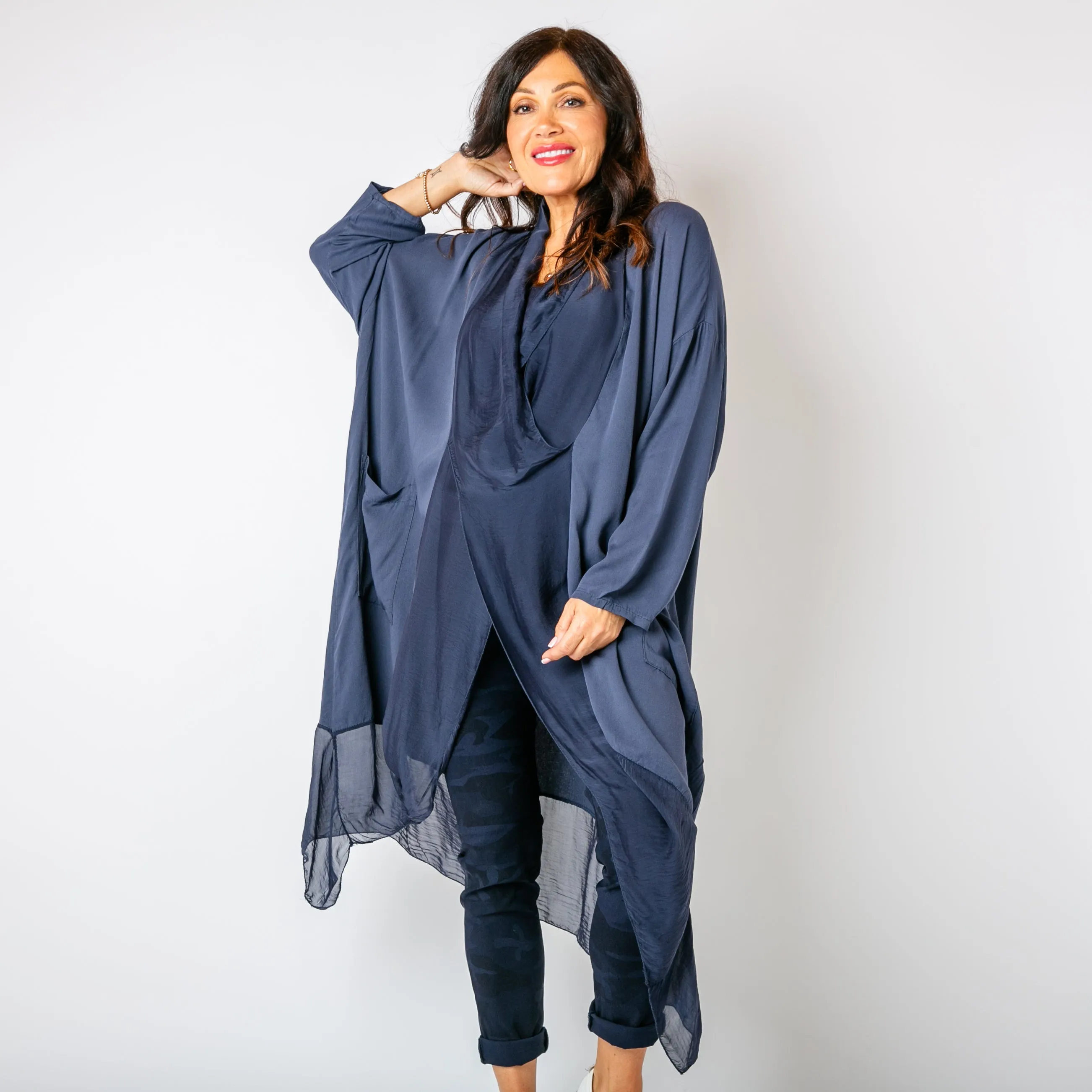 Two Pocket Crossover Tunic