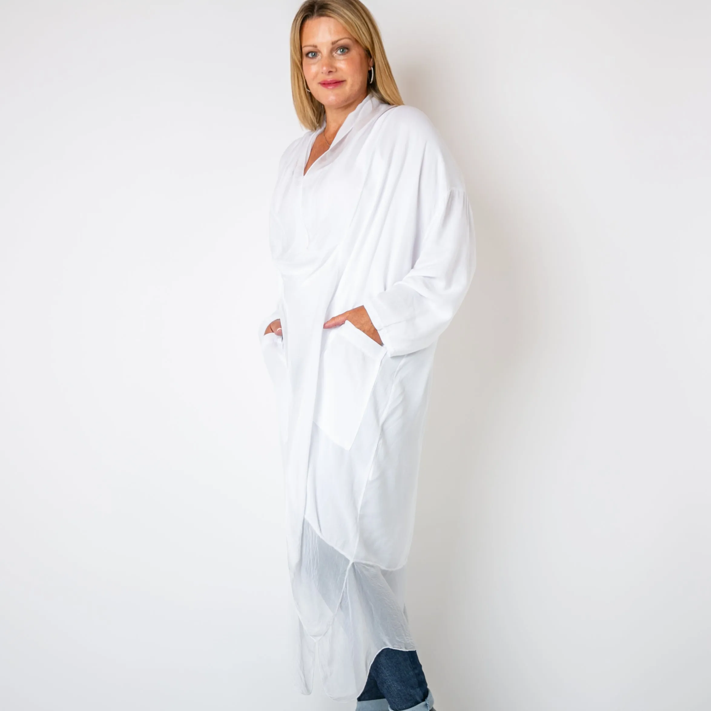 Two Pocket Crossover Tunic
