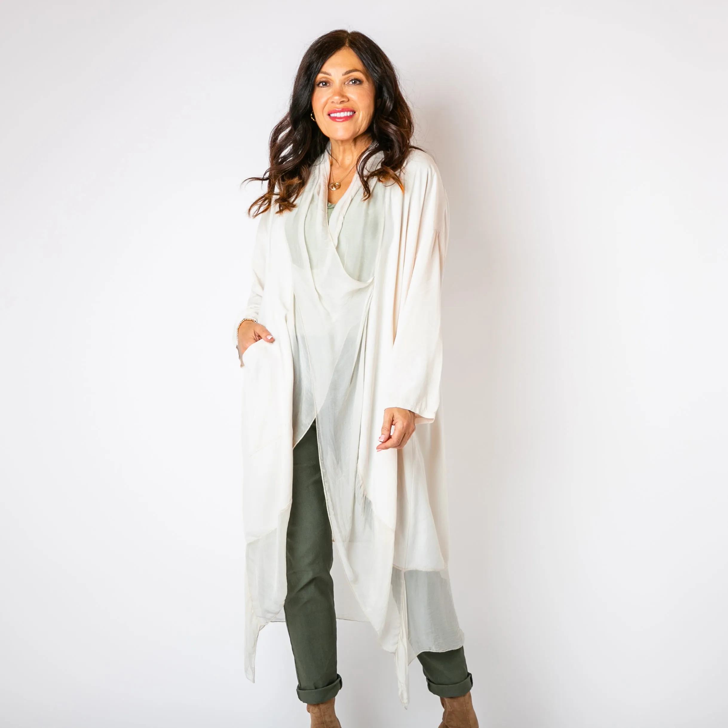 Two Pocket Crossover Tunic