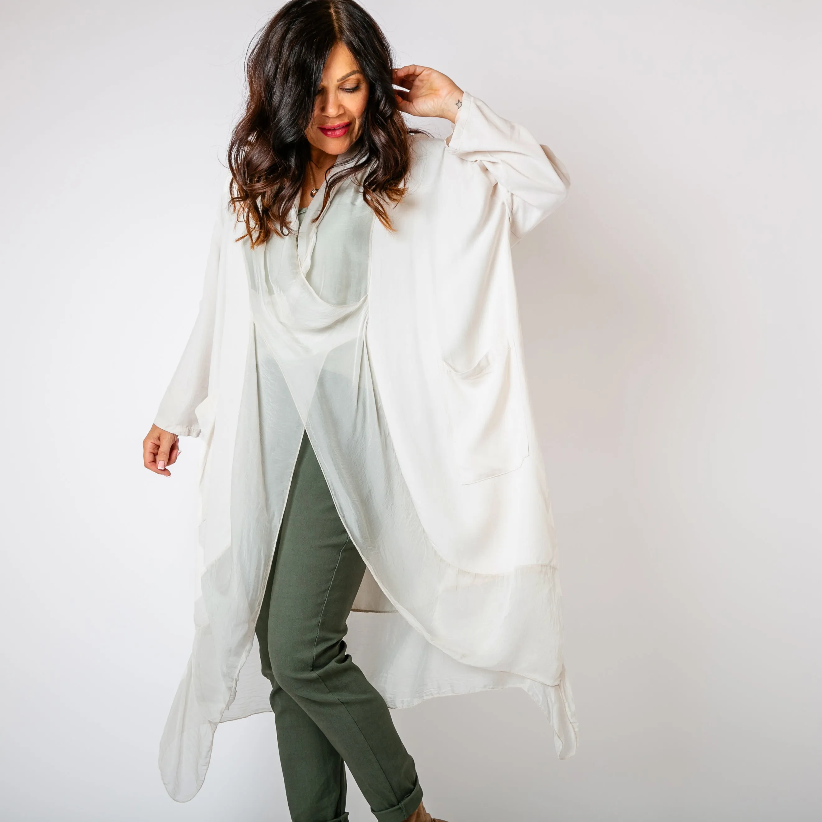 Two Pocket Crossover Tunic