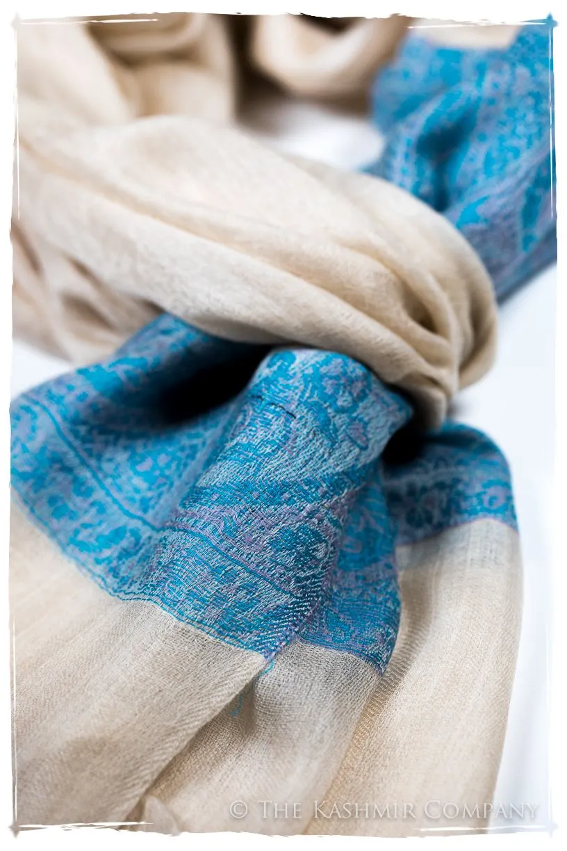 Vanna Paisley Frontière Pashmina Cashmere Scarf