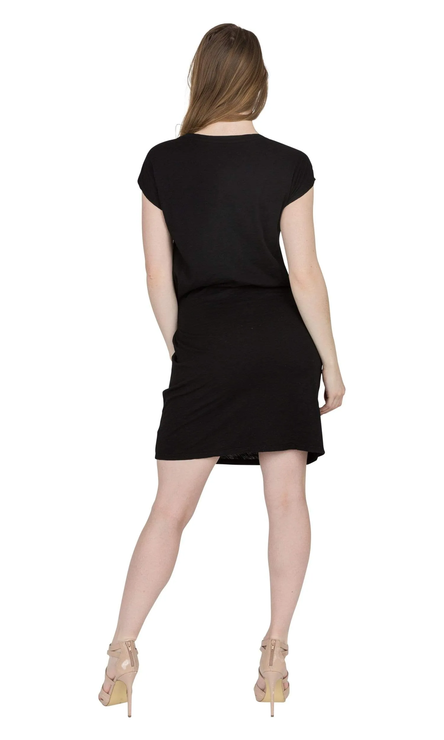 Velvet by Graham & Spencer Gussie Cotton Slub Tie Dress