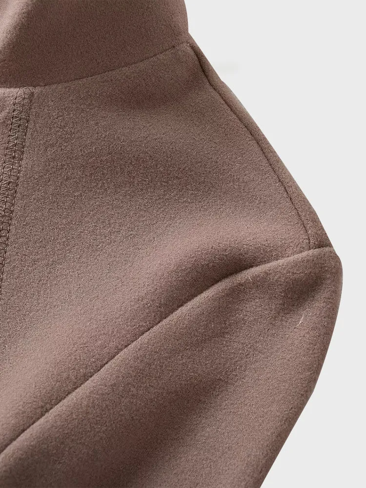 VelvetZip Waist Cardigan