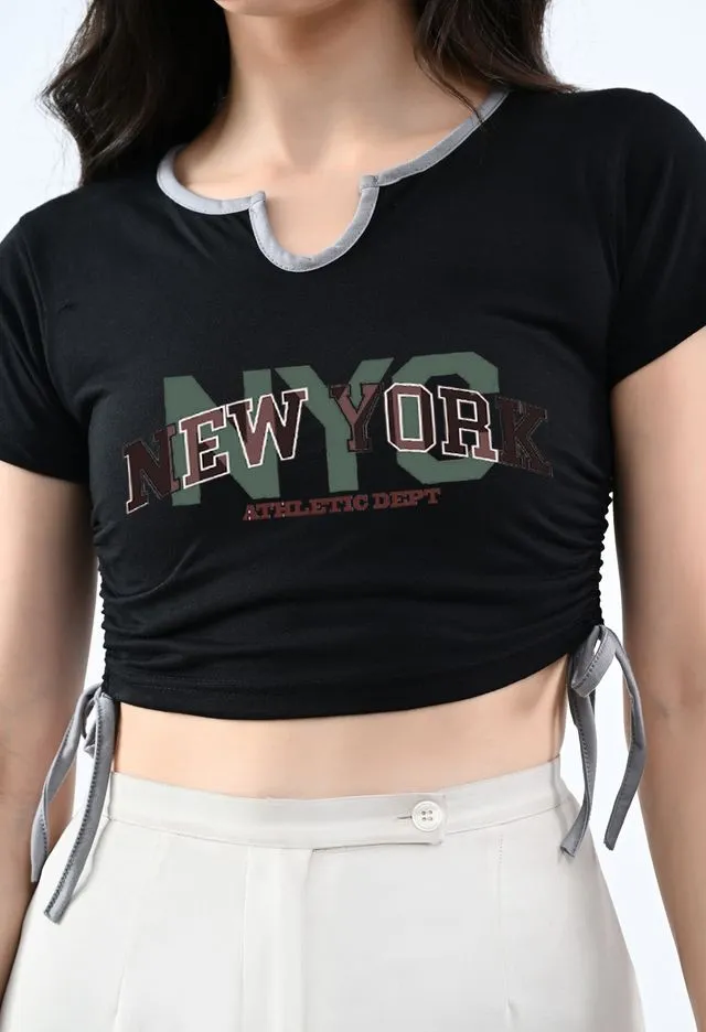 Versatile Black Crop Top