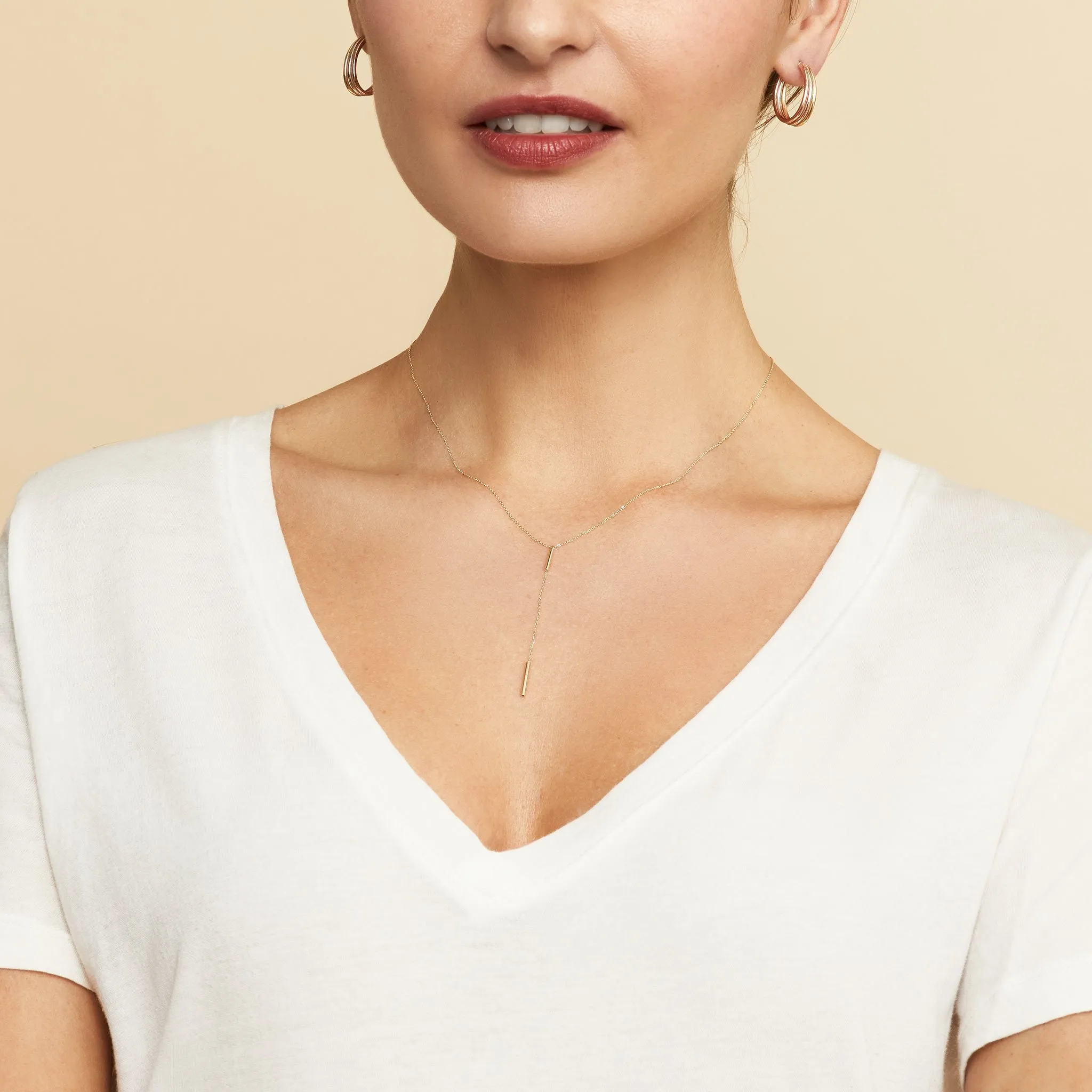 Vicenza Single Drop Necklace