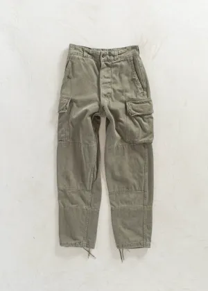 Vintage 1970s Paul Boyé French Military Cargo Pants Size Women's 24
