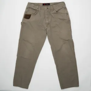Vintage Beige Wrangler Riggs Workwear Pants (34)