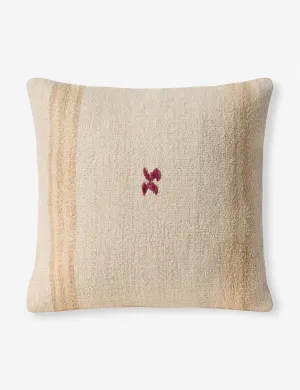 Vintage Hemp Pillow No. 36, 18" x 18"