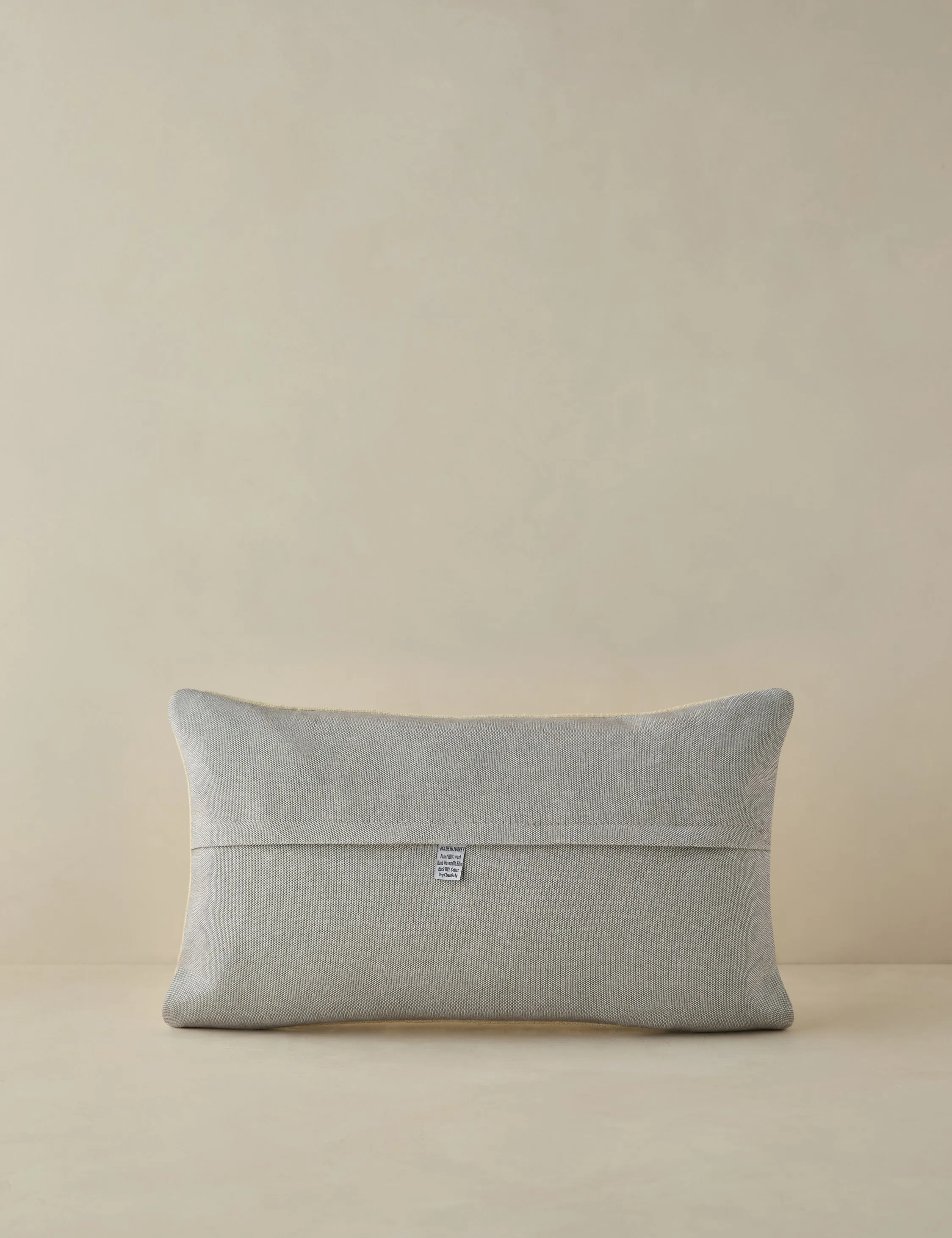 Vintage Lumbar Pillow No. 28, 12" x 20"