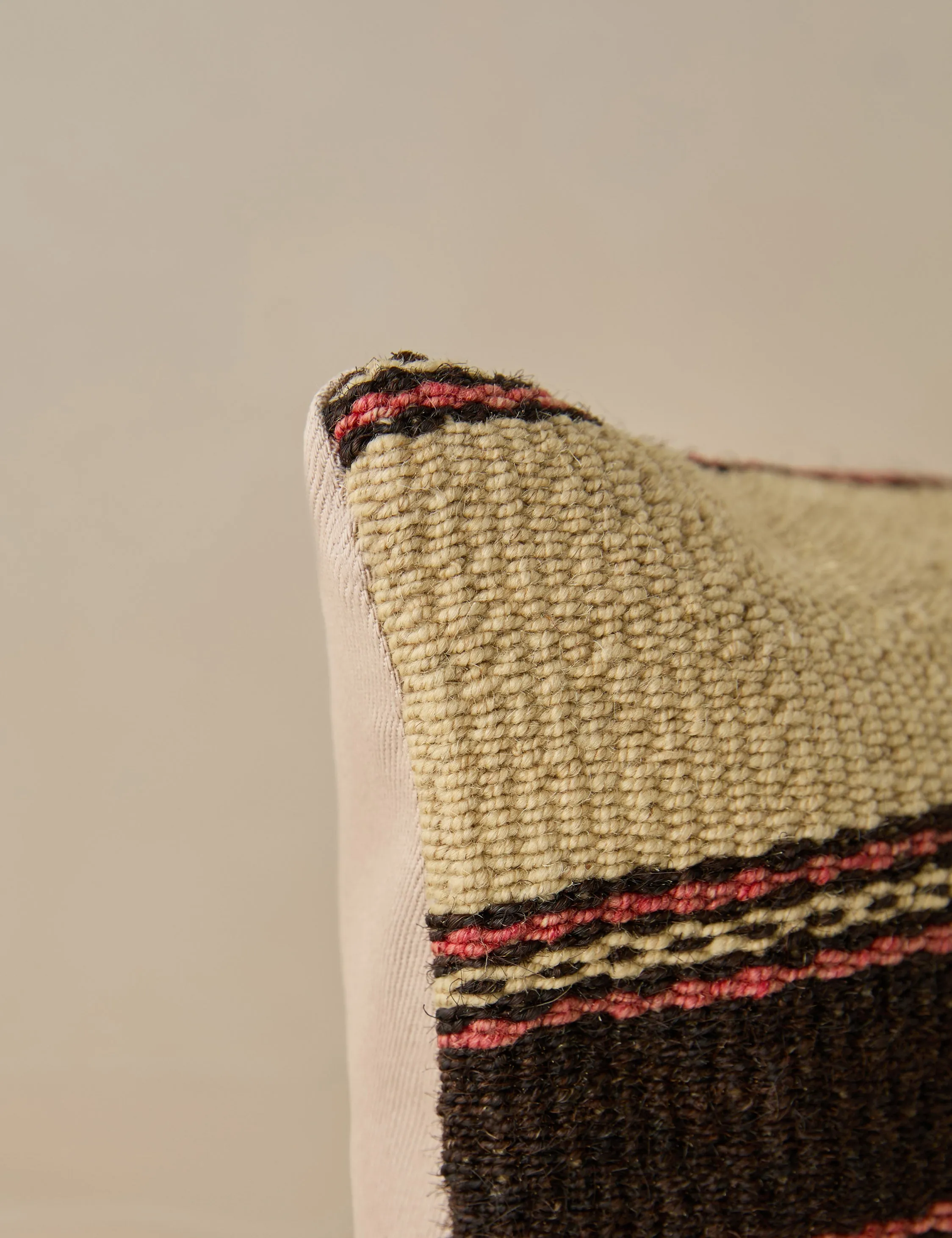 Vintage Lumbar Pillow No. 30, 12" x 20"