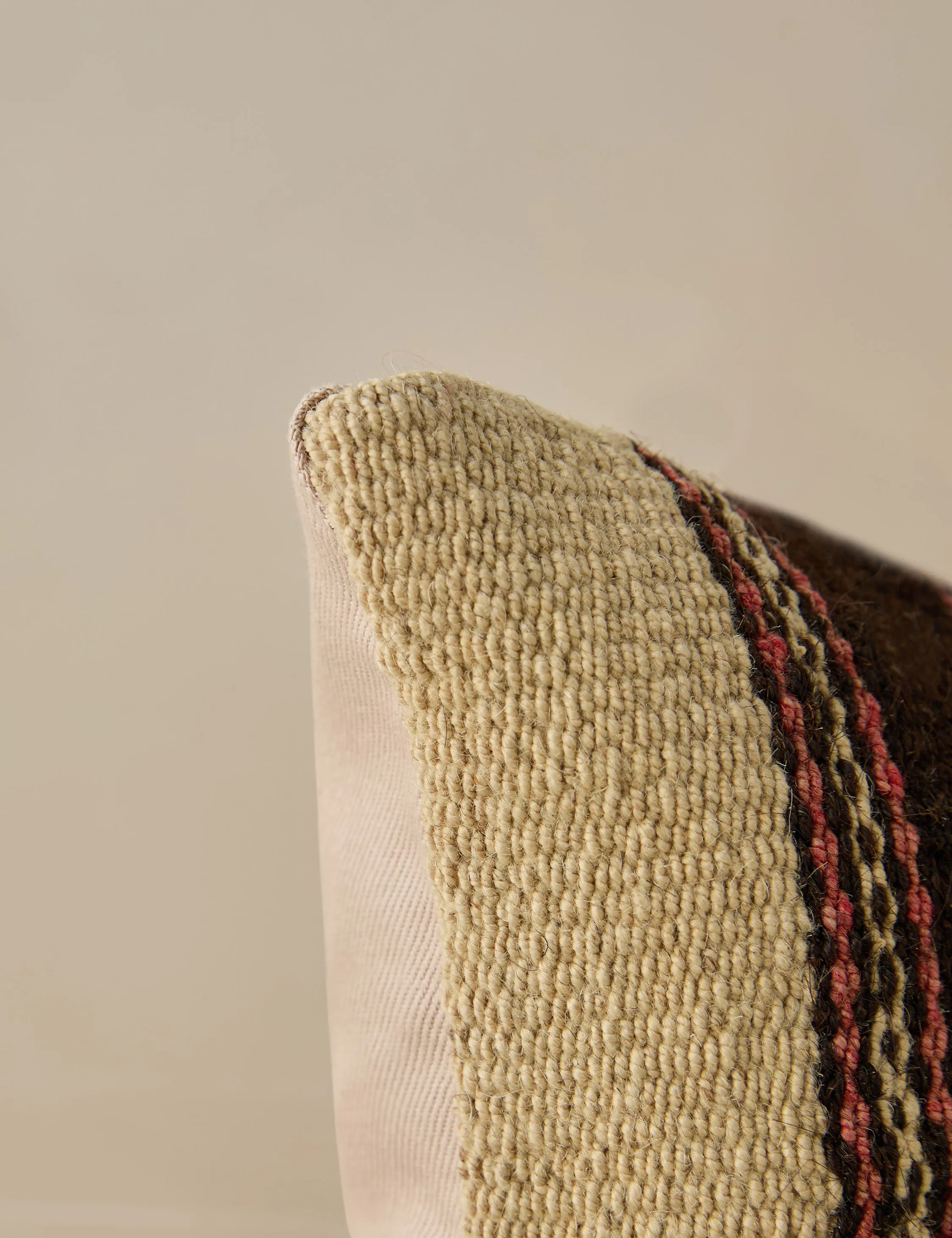 Vintage Lumbar Pillow No. 31, 12" x 20"