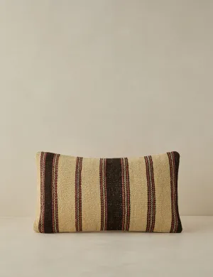 Vintage Lumbar Pillow No. 33, 12" x 20"