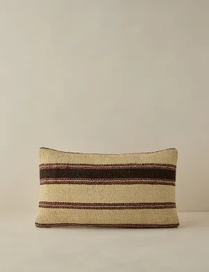 Vintage Lumbar Pillow No. 34, 12" x 20"
