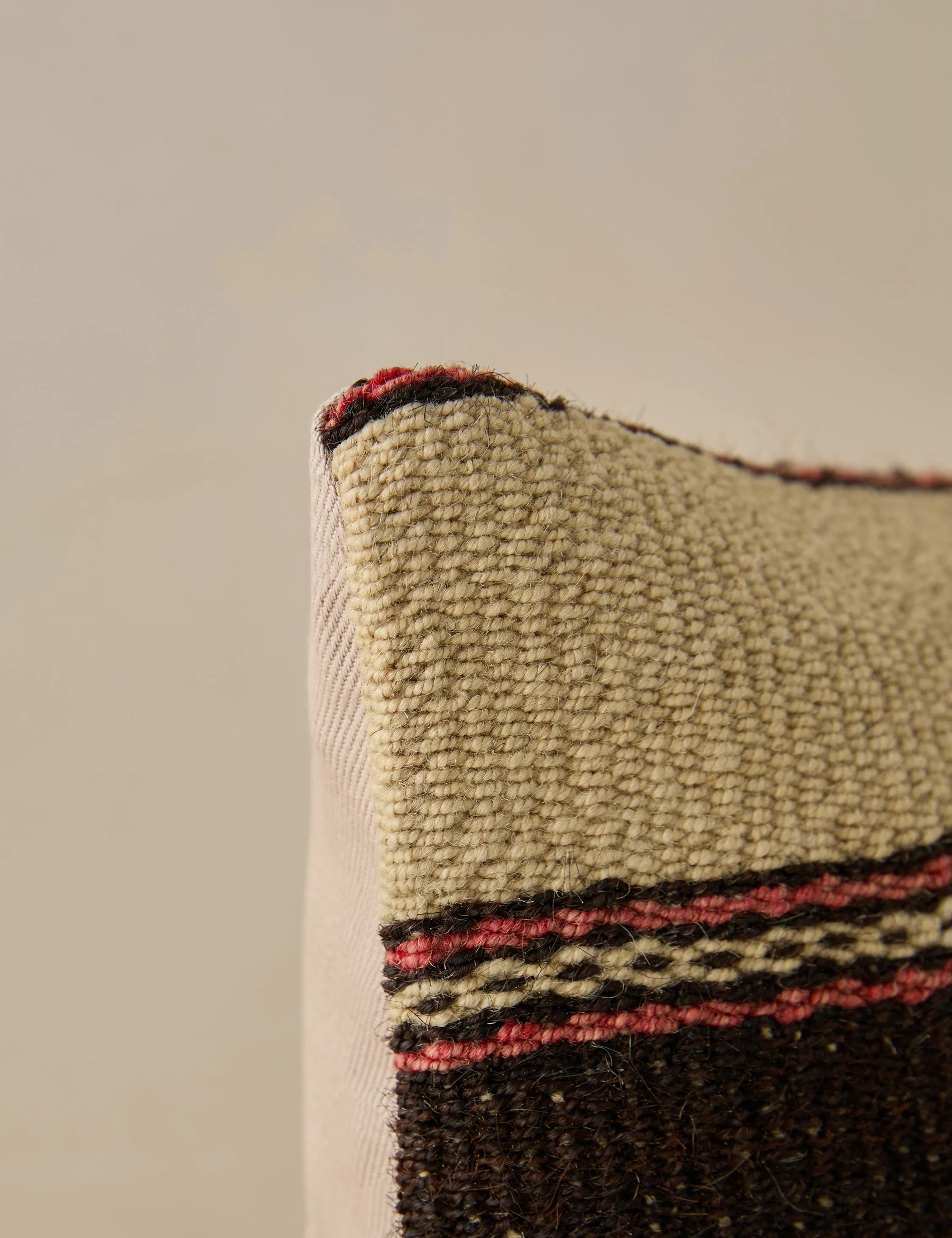 Vintage Lumbar Pillow No. 34, 12" x 20"