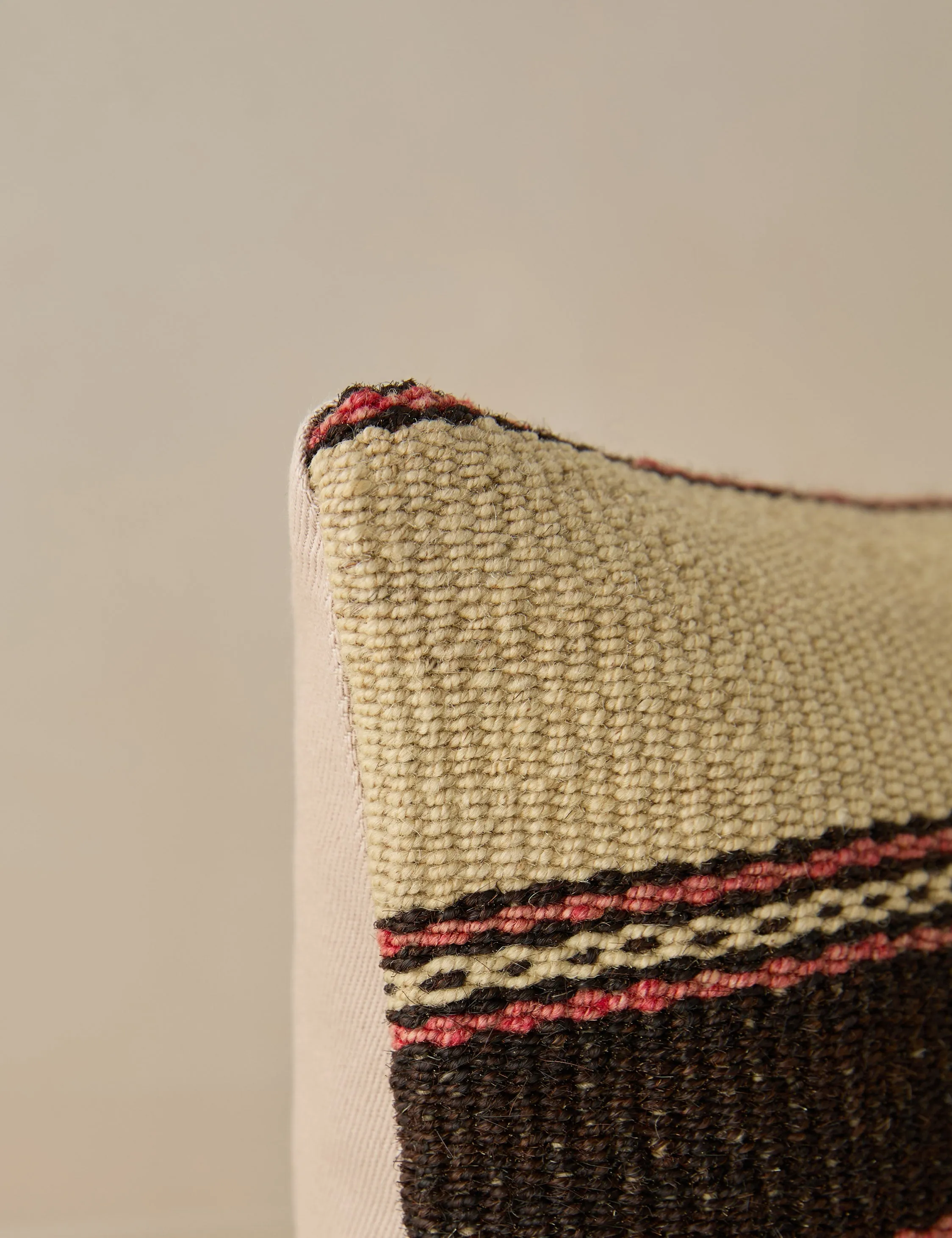 Vintage Lumbar Pillow No. 37, 12" x 20"