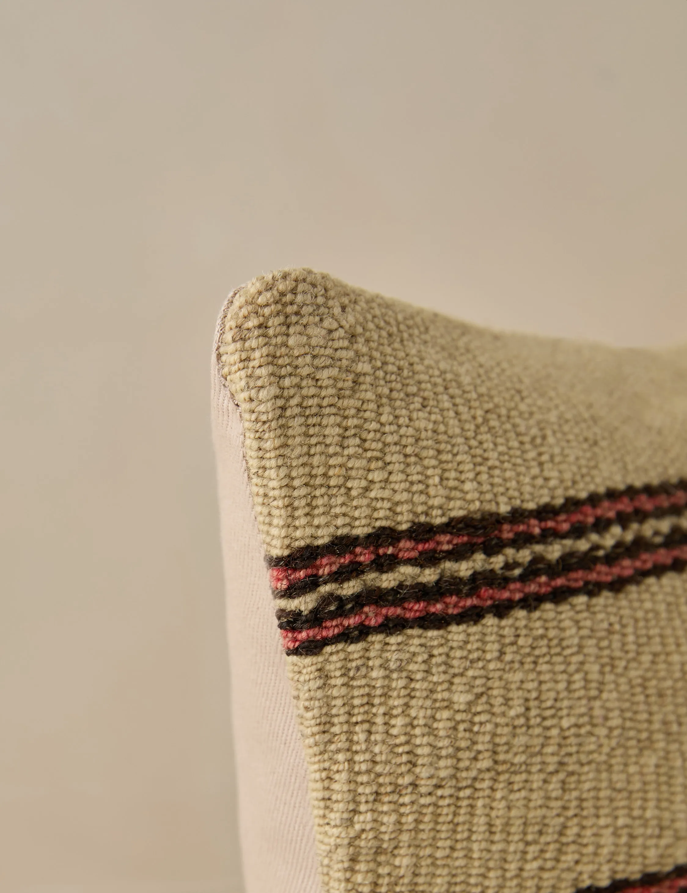 Vintage Lumbar Pillow No. 40, 12" x 20"