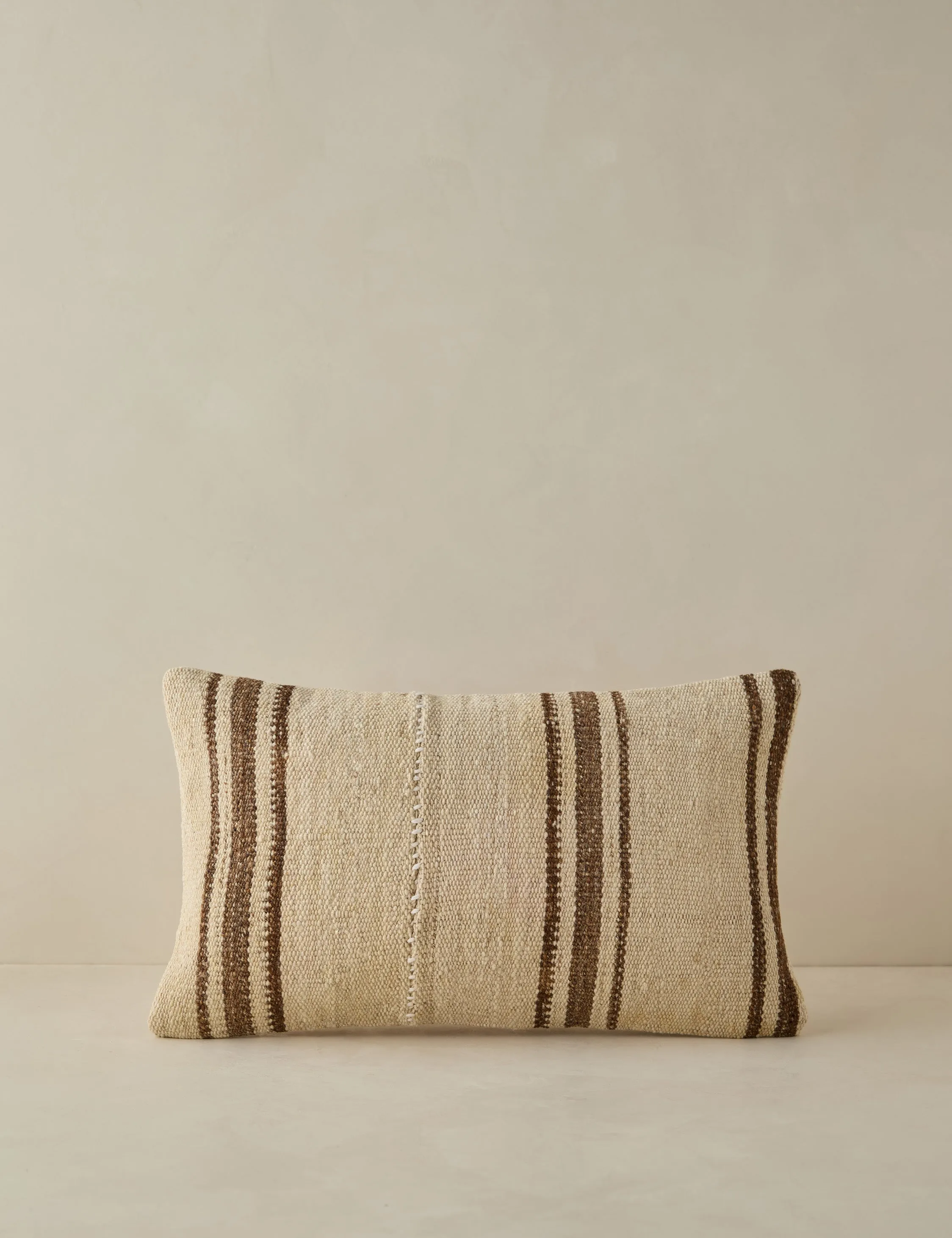 Vintage Lumbar Pillow No. 41, 12" x 20"