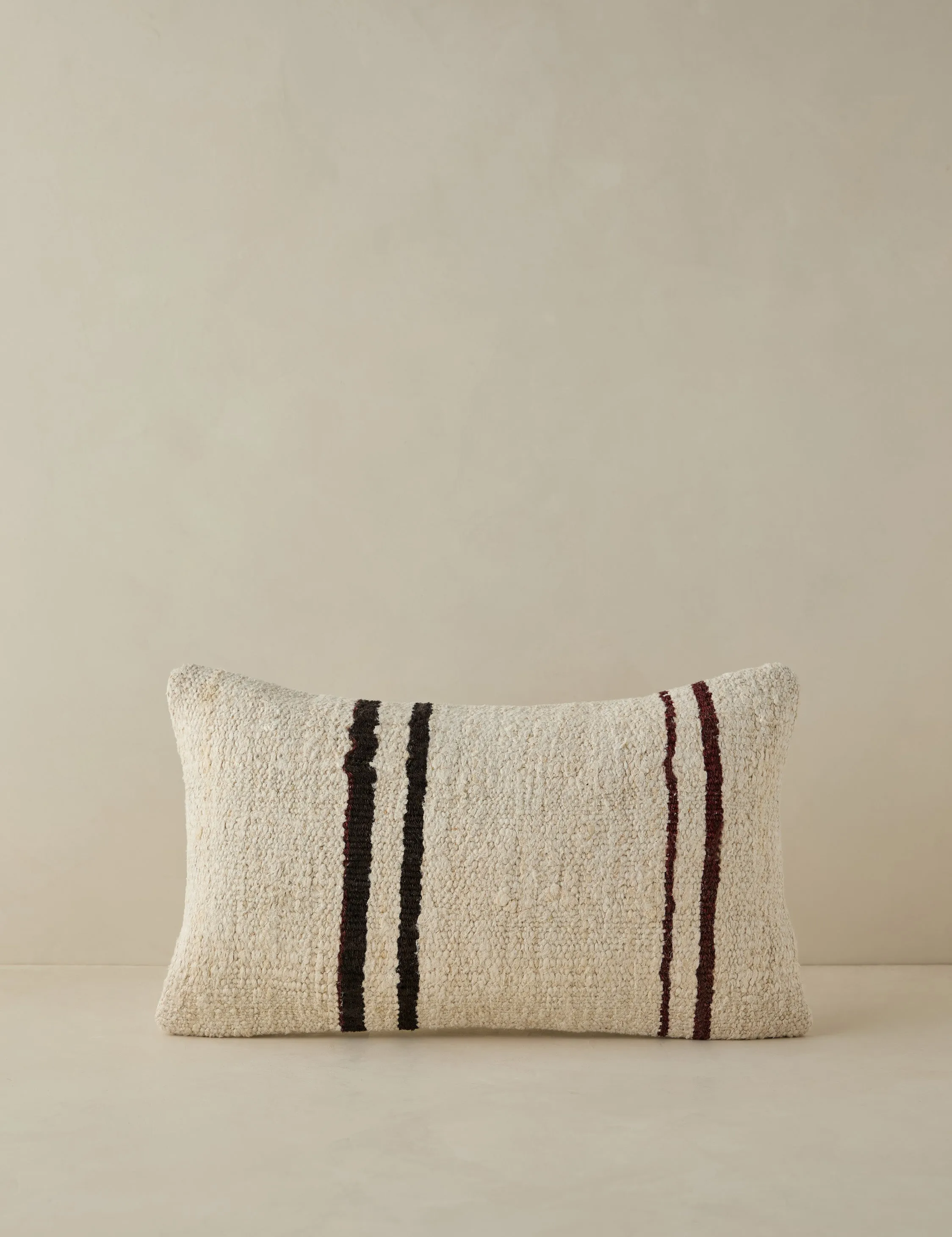 Vintage Lumbar Pillow No. 42, 12" x 20"