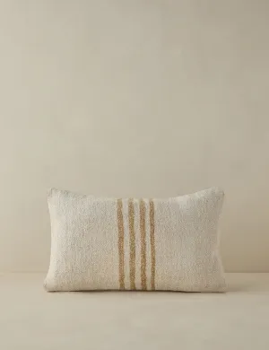 Vintage Lumbar Pillow No. 44, 12" x 20"
