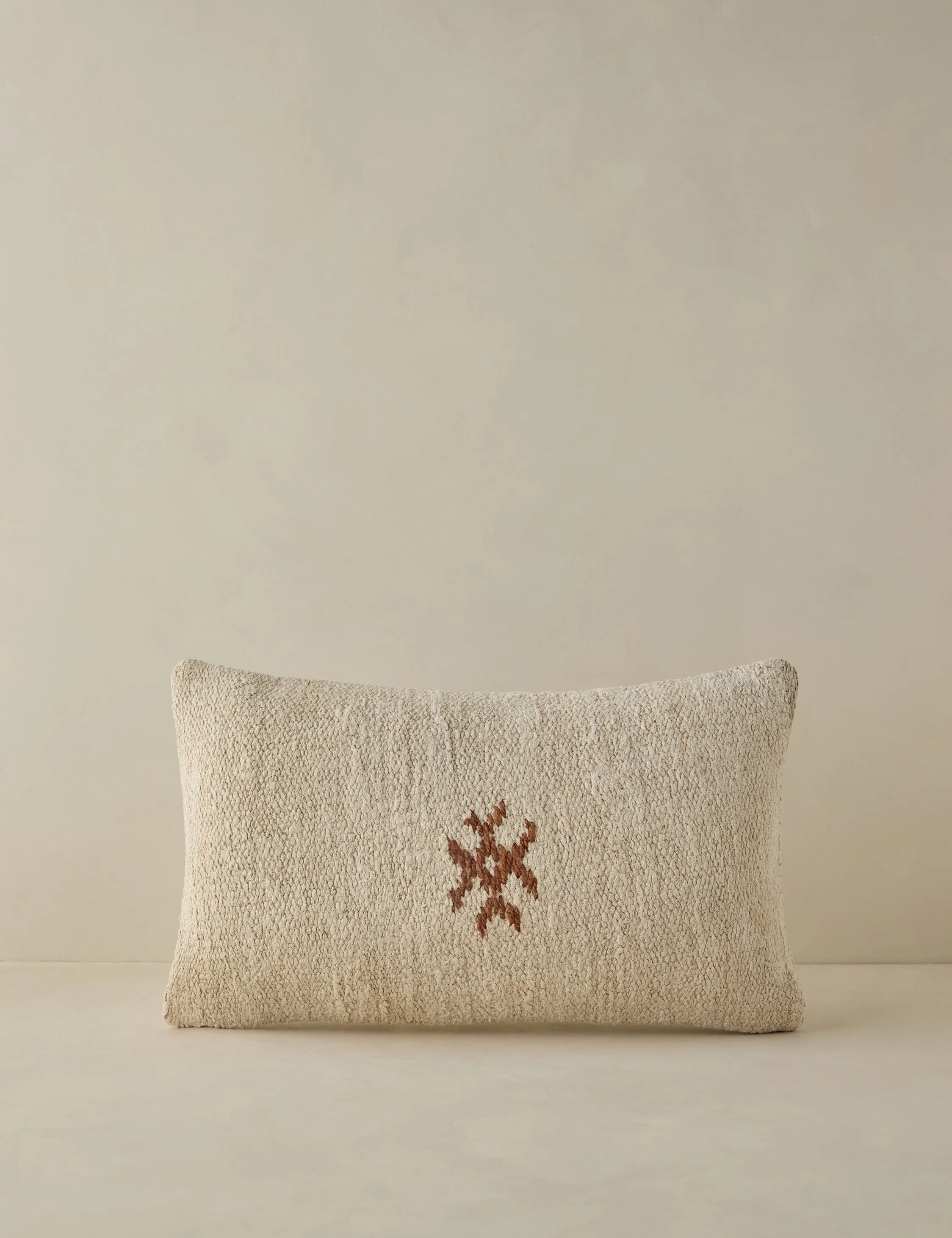 Vintage Lumbar Pillow No. 45, 12" x 20"