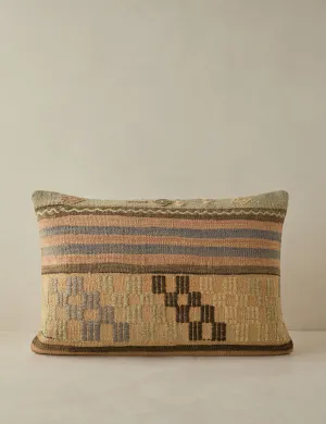 Vintage Lumbar Pillow No. 47, 16" x 24"