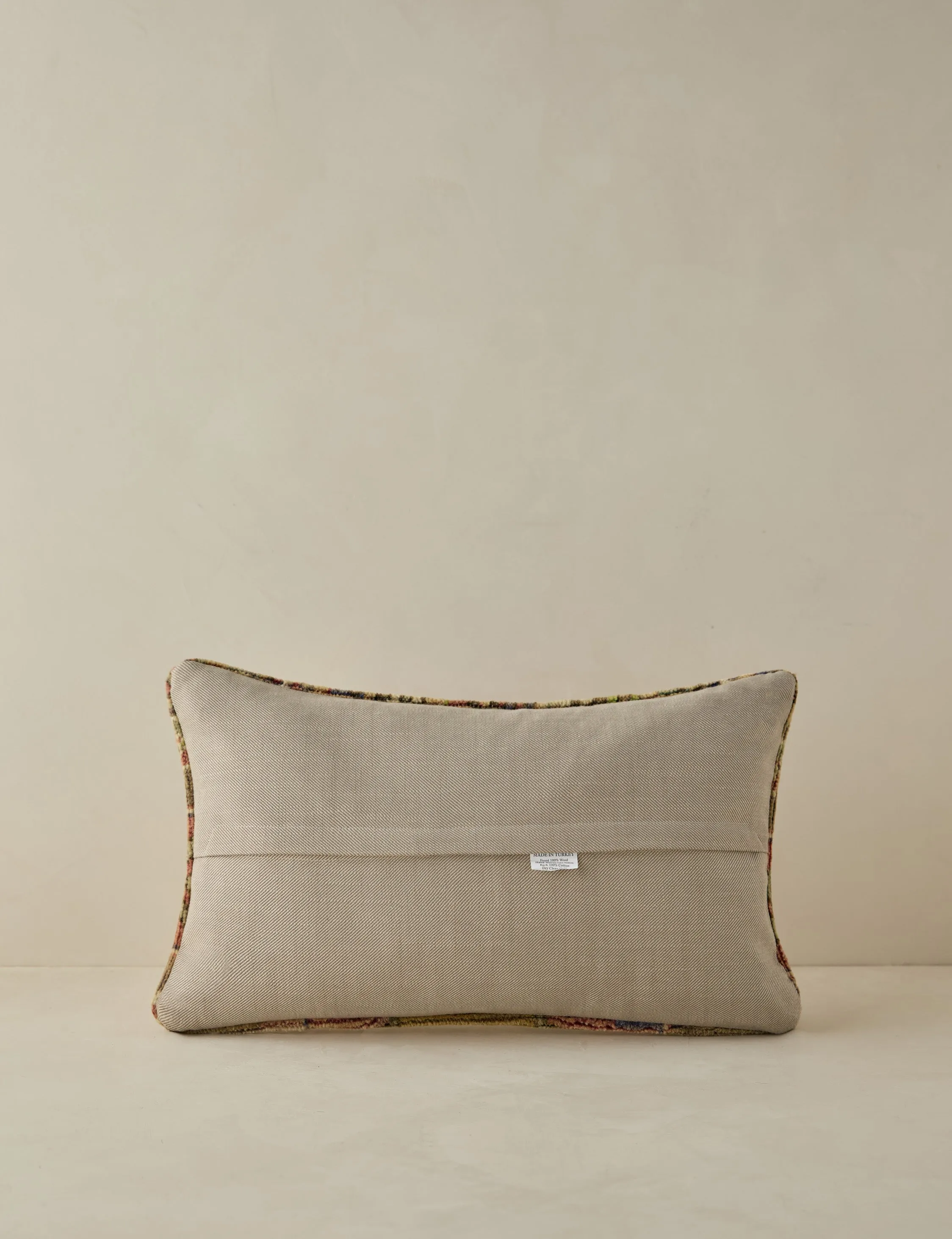 Vintage Lumbar Pillow No. 67, 12" x 20"