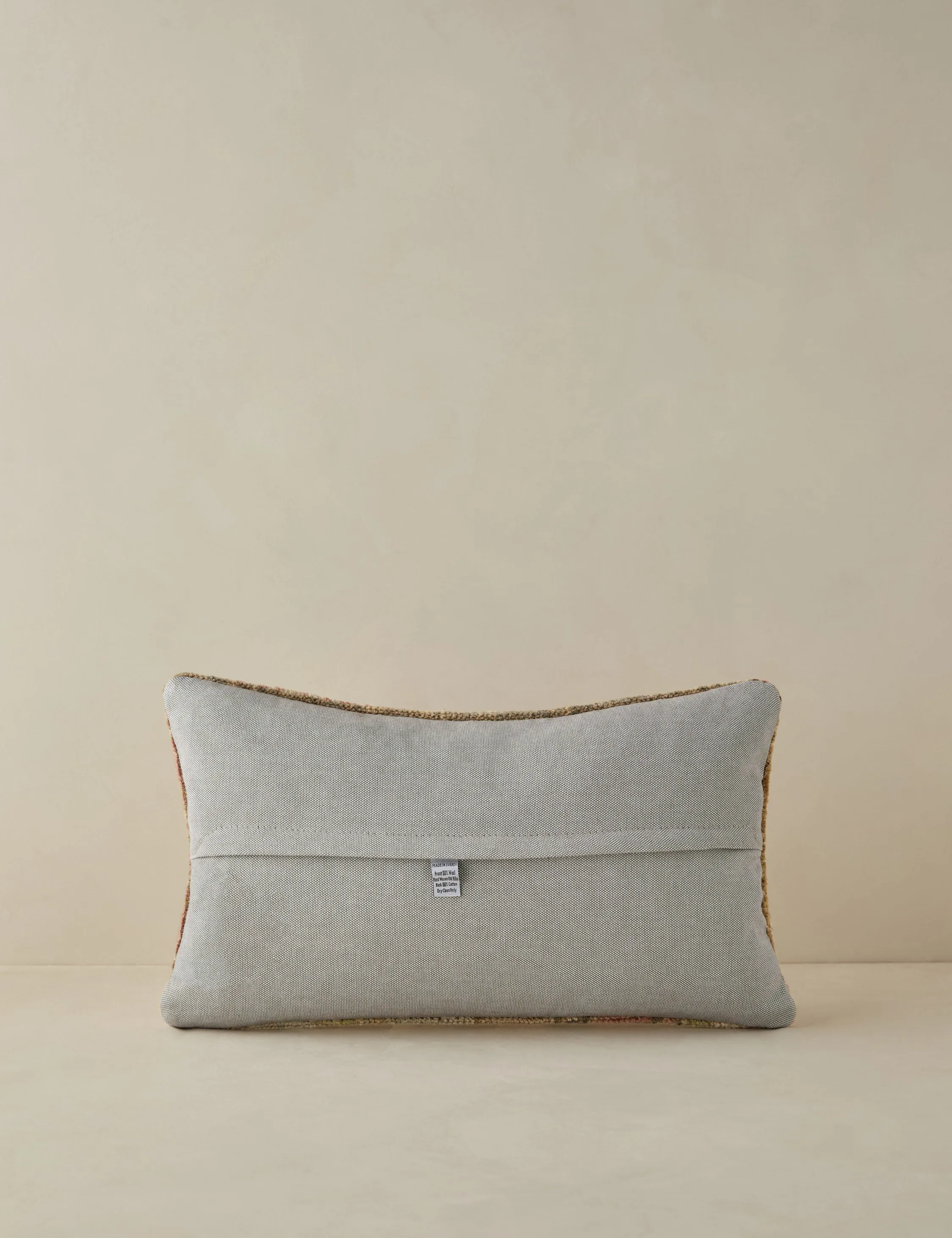 Vintage Lumbar Pillow No. 68, 12" x 20"