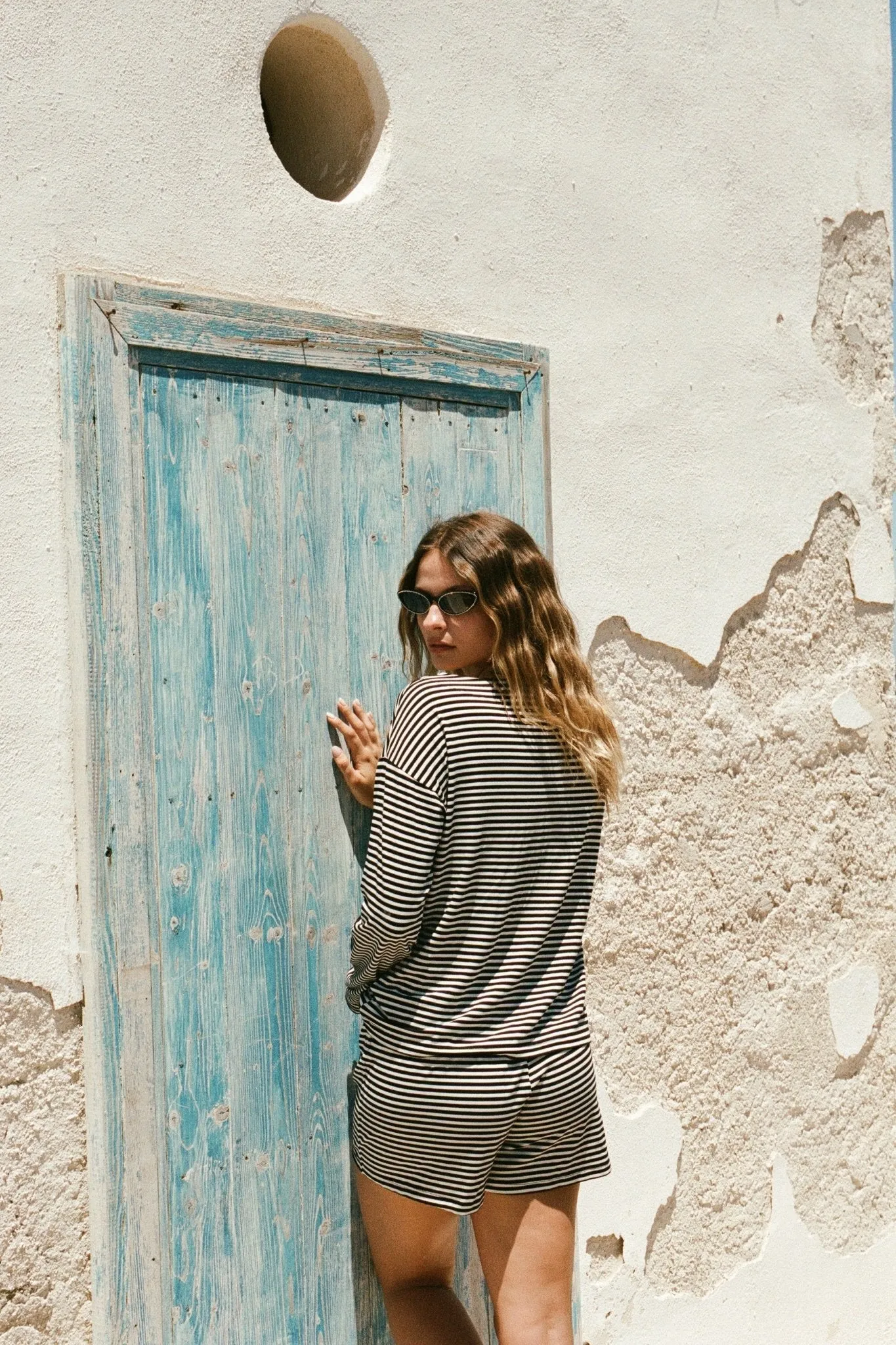Wally Striped Long Sleeve Top