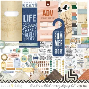 Wander Traveler's Notebook Memory Keeping Kit June 2023