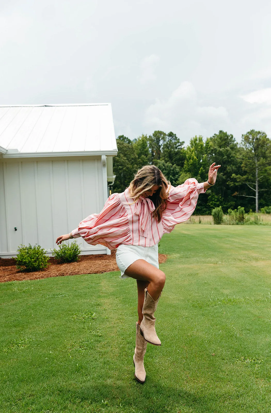 Watch And Learn Top - Blush