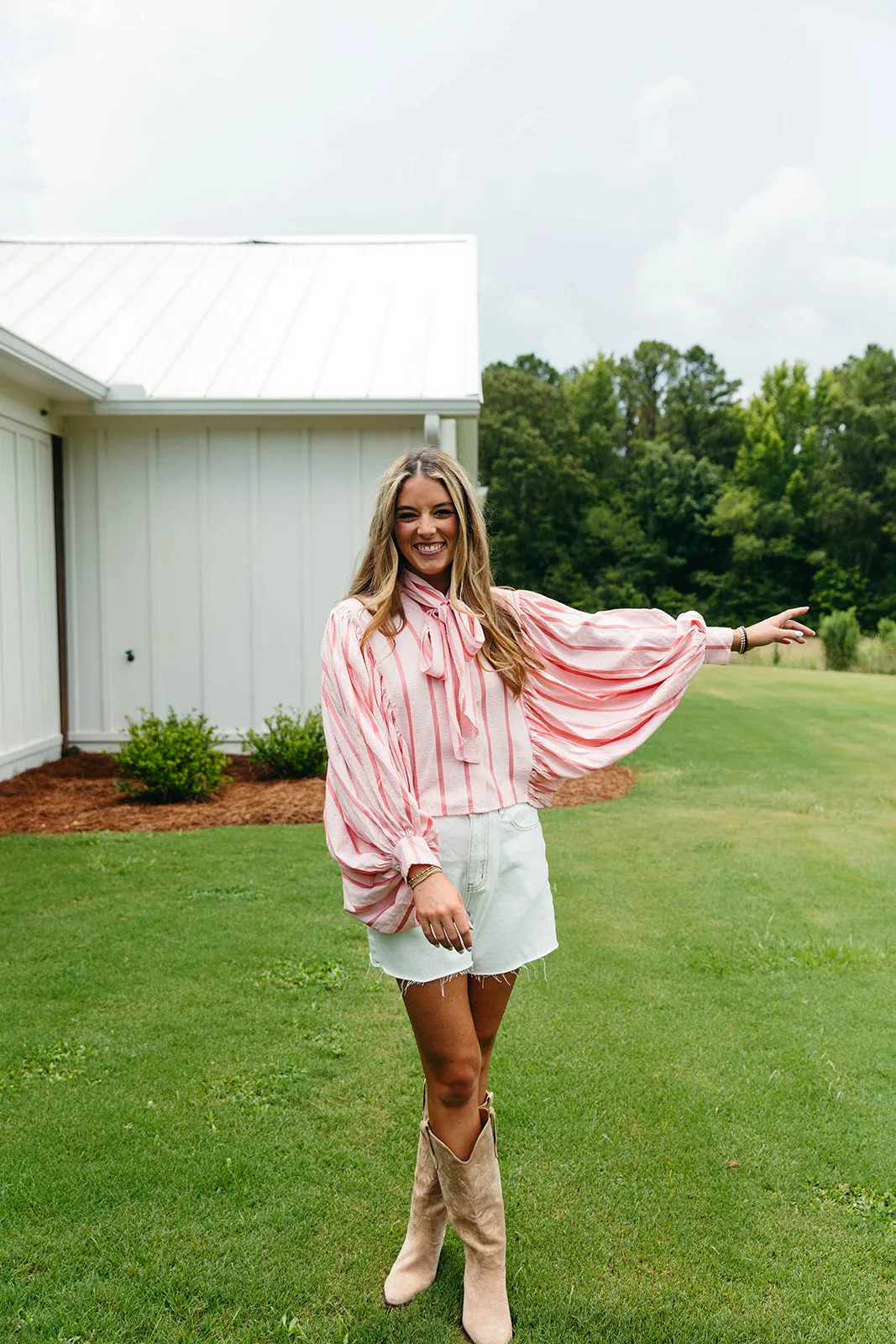 Watch And Learn Top - Blush