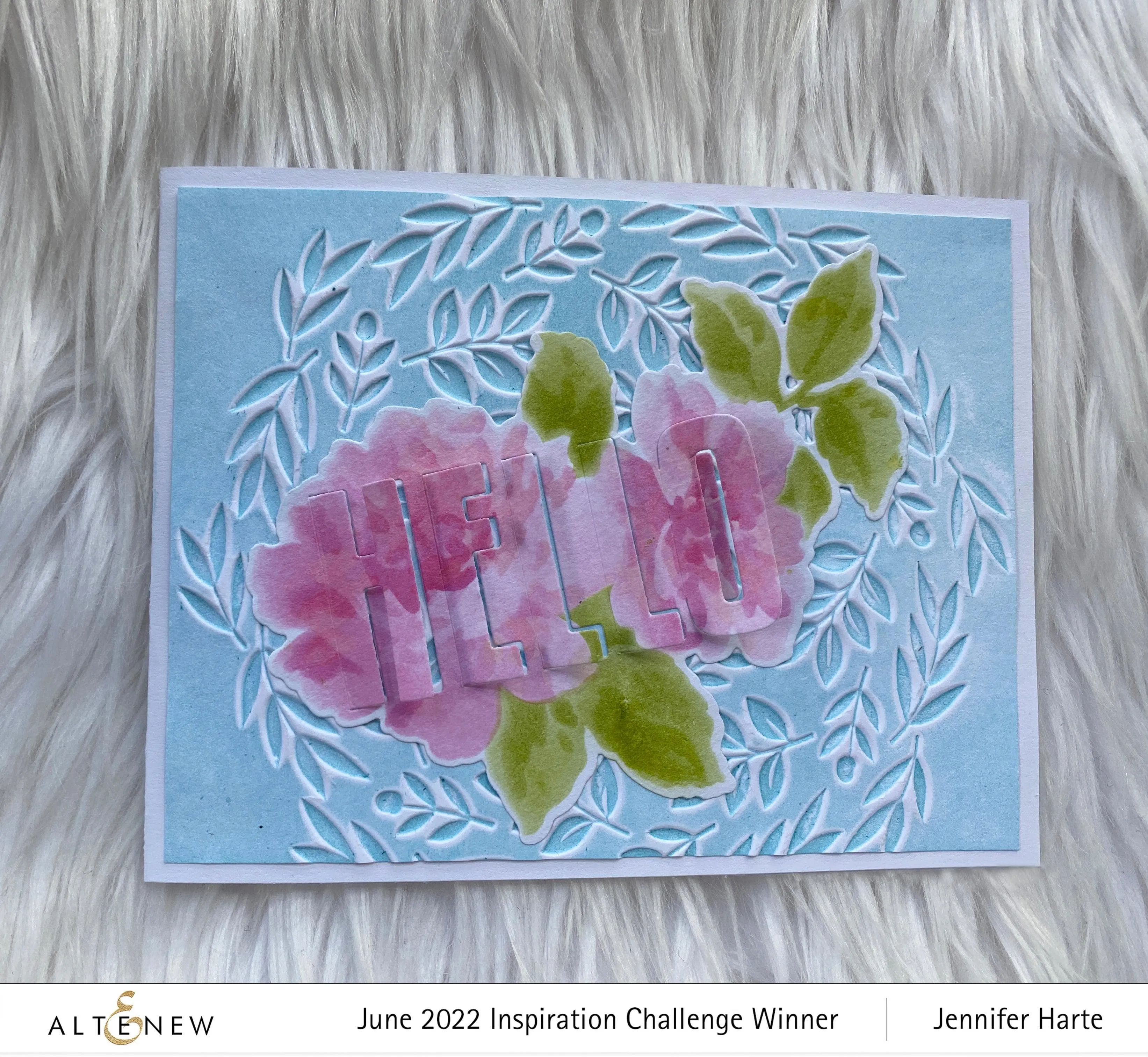 Watercolor Roses (Stencil & Die)