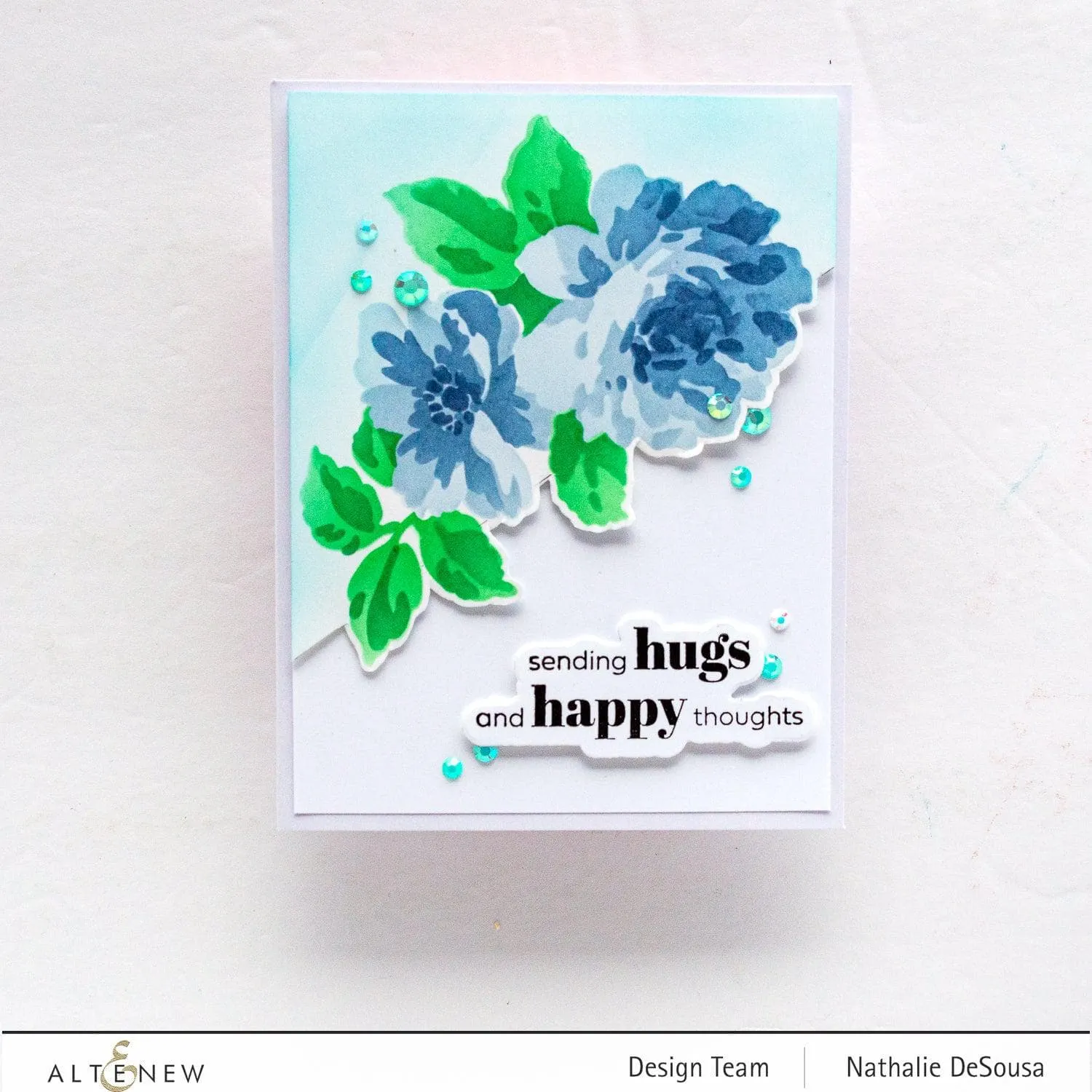 Watercolor Roses (Stencil & Die)