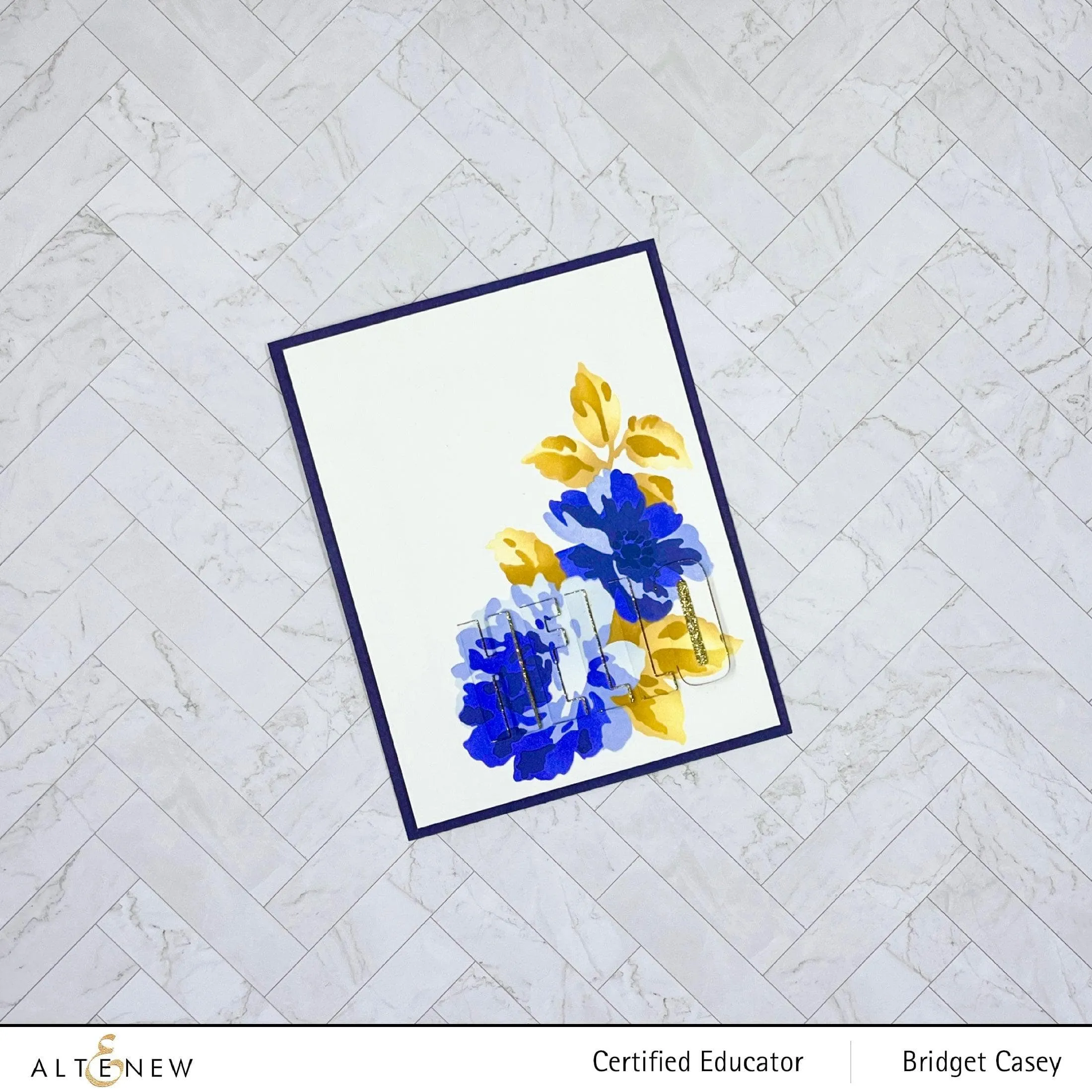 Watercolor Roses (Stencil & Die)