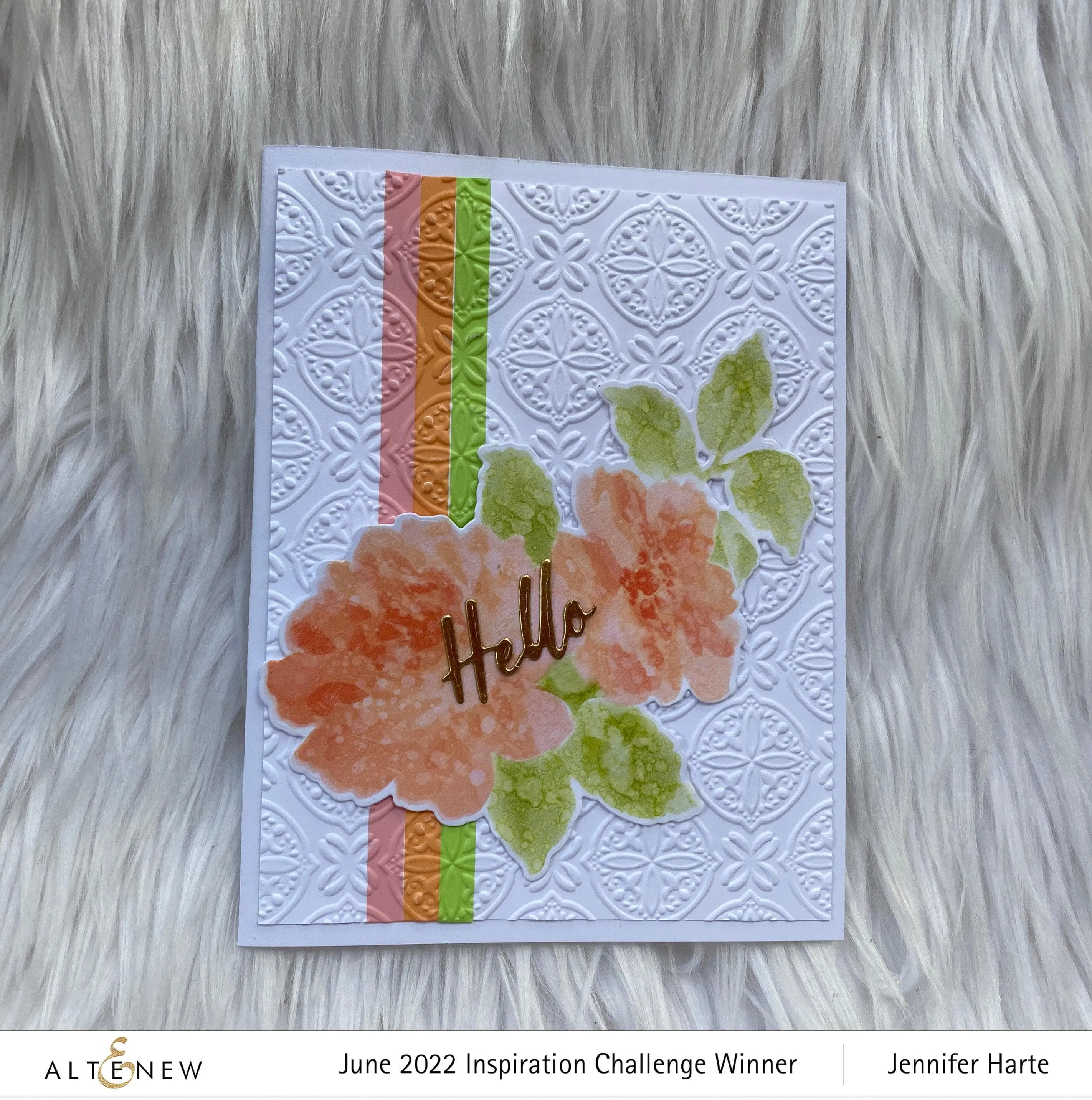 Watercolor Roses (Stencil & Die)