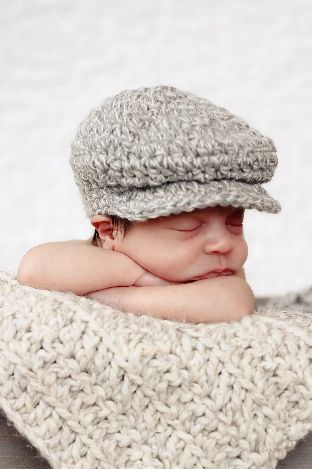 Wheat newborn baby layering bump blanket