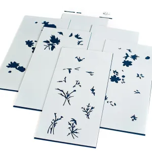 Whimsical Blooms stencil