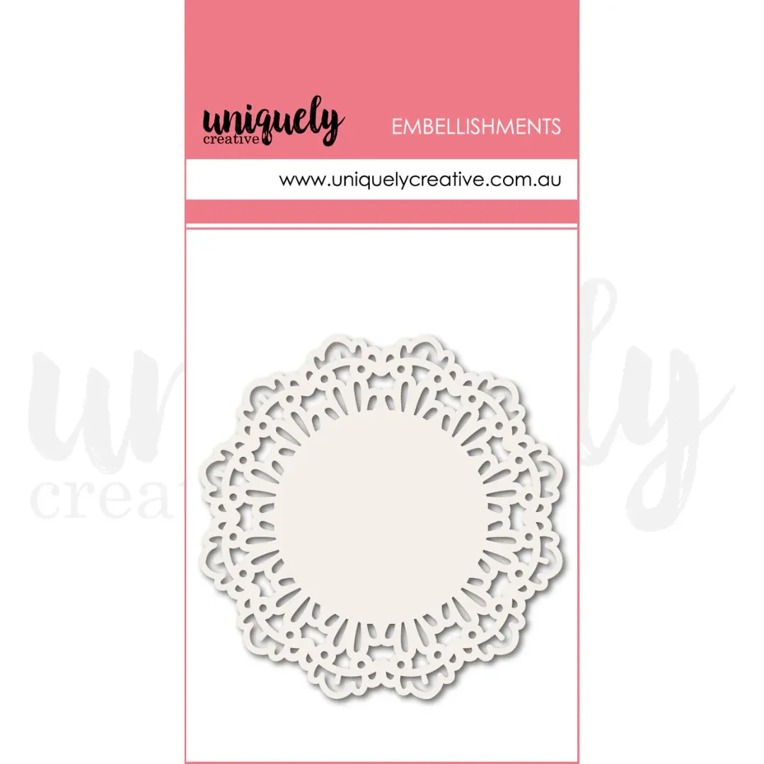 WHITE LAYERING DOILIES BY UNIQUELY CREATIVE