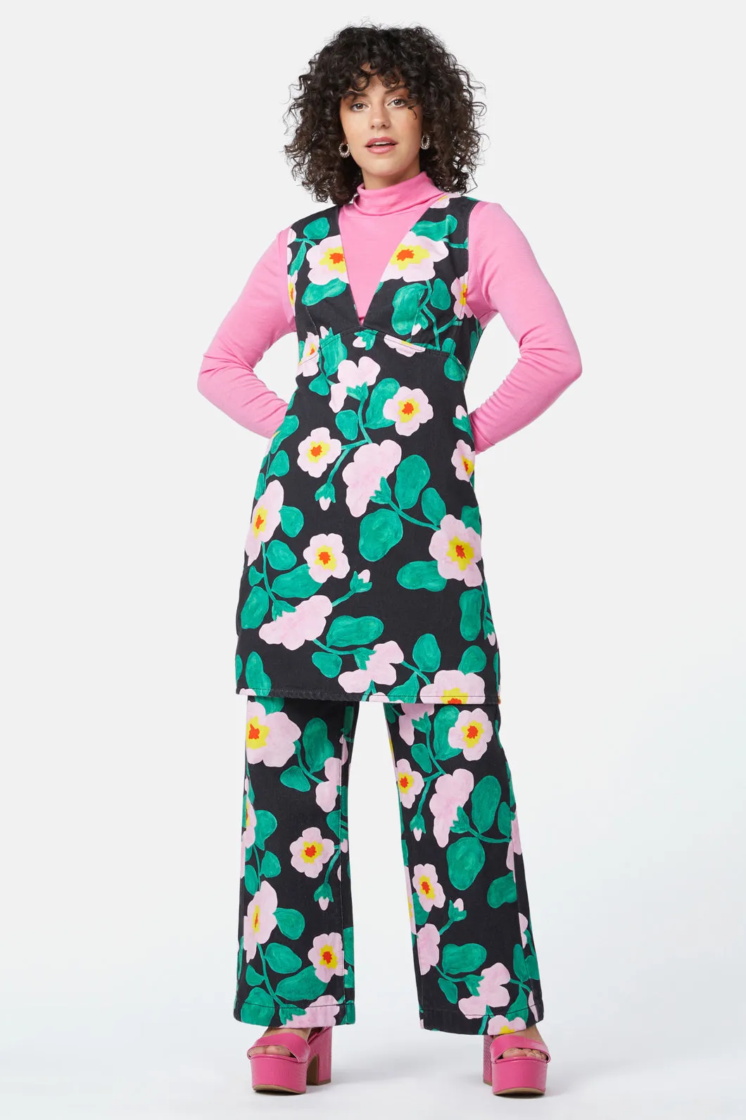 Wild Rose Pinafore