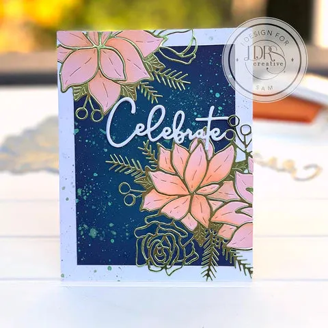 Winter Bouquet Etched Dies