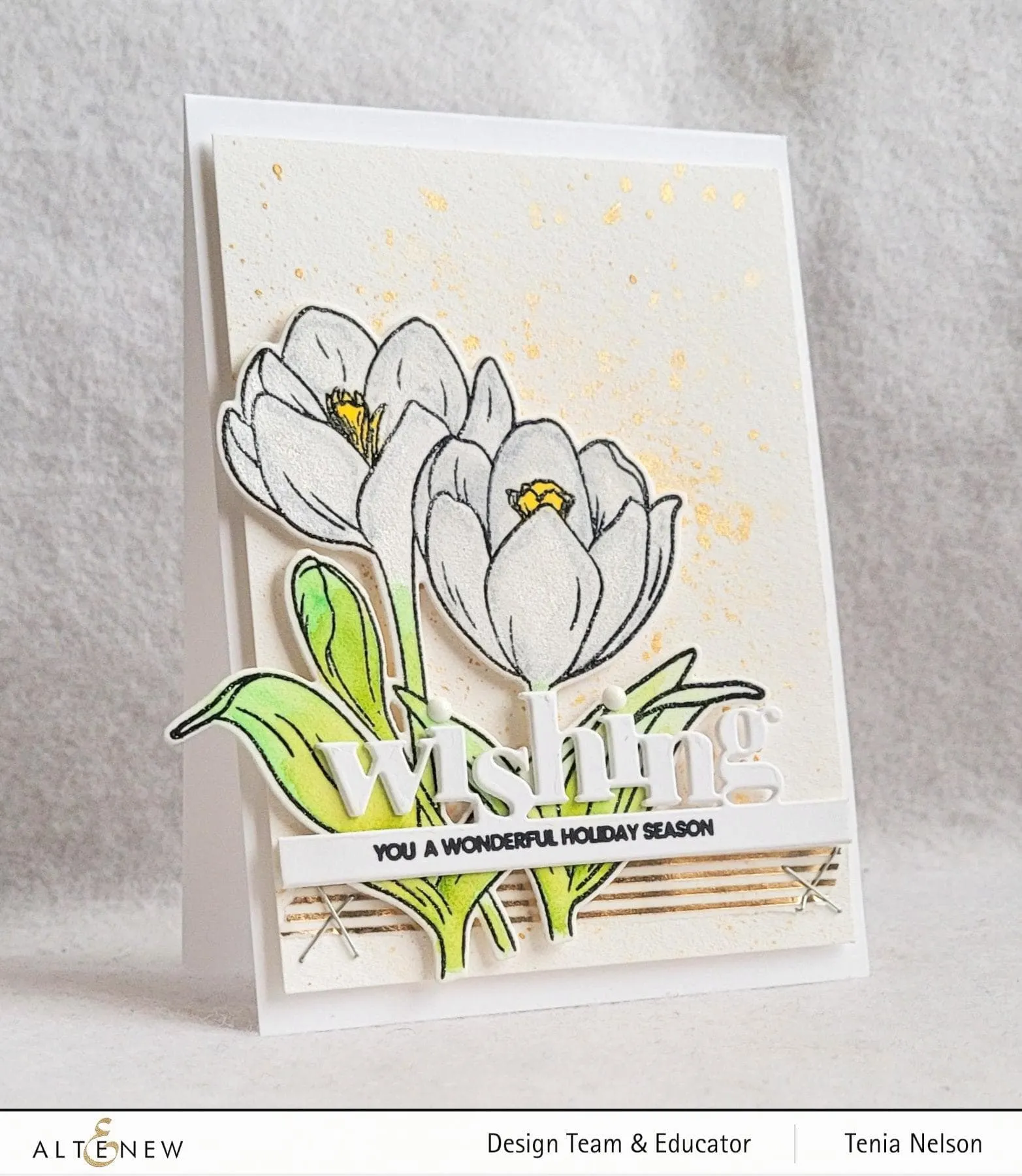 Winter Crocus Layering Stencil Set (3 in1)