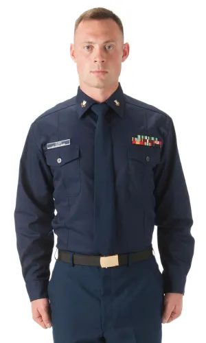 Winter Dress Blue Shirt (Unisex)