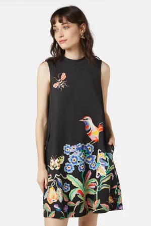 Winter Orchard Placement Swing Dress
