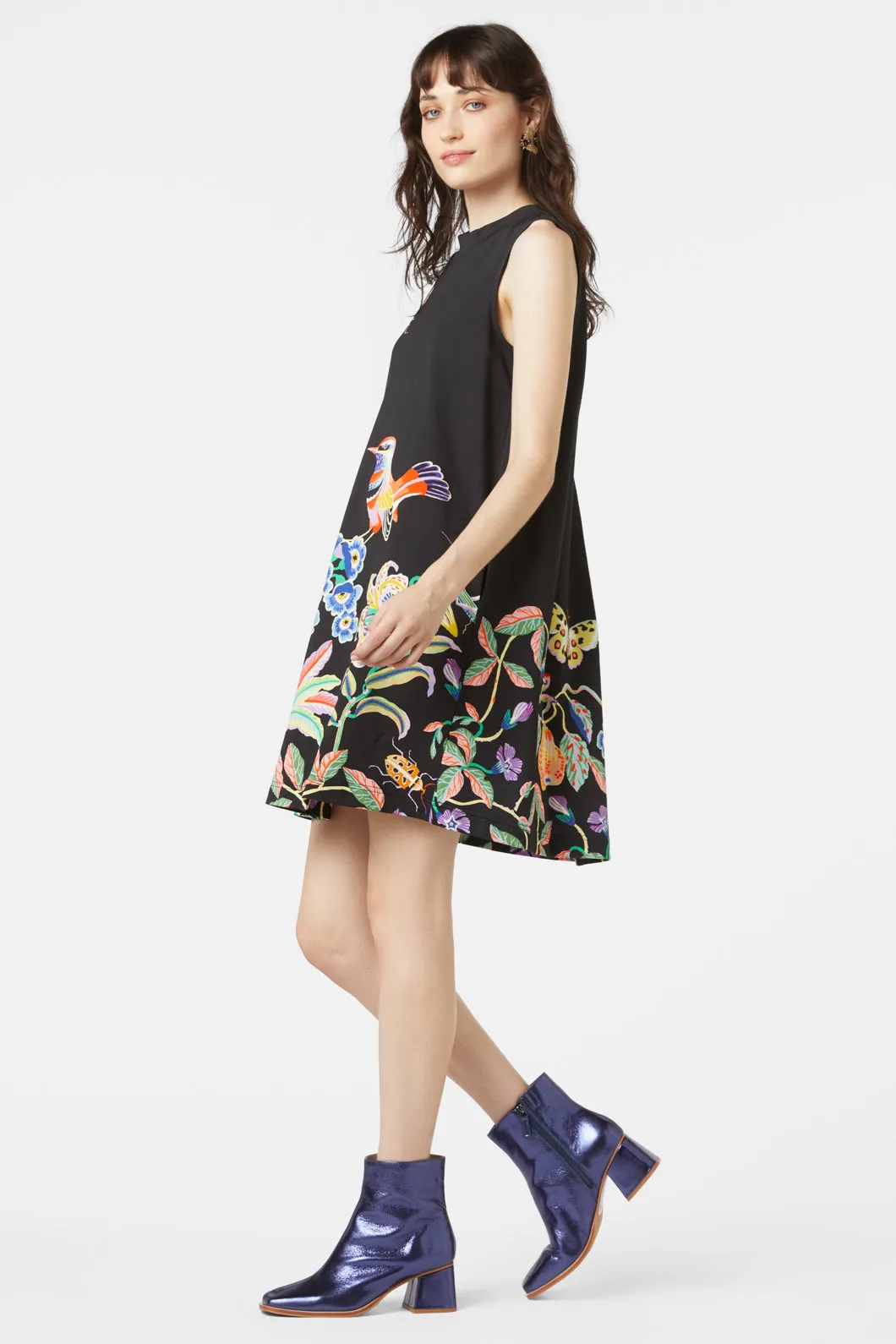 Winter Orchard Placement Swing Dress