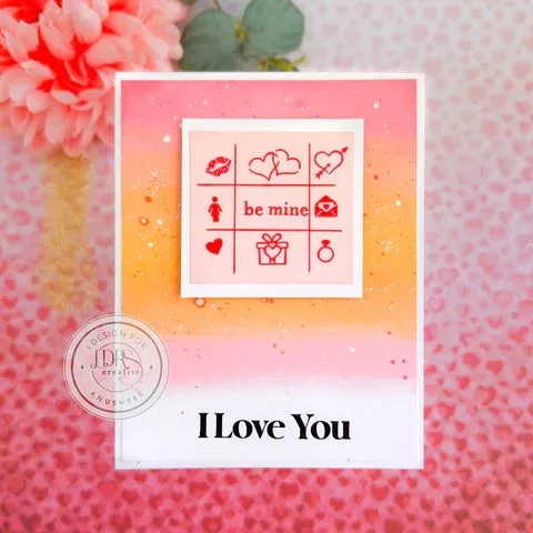 With Affection Collage 4x6 Stamps