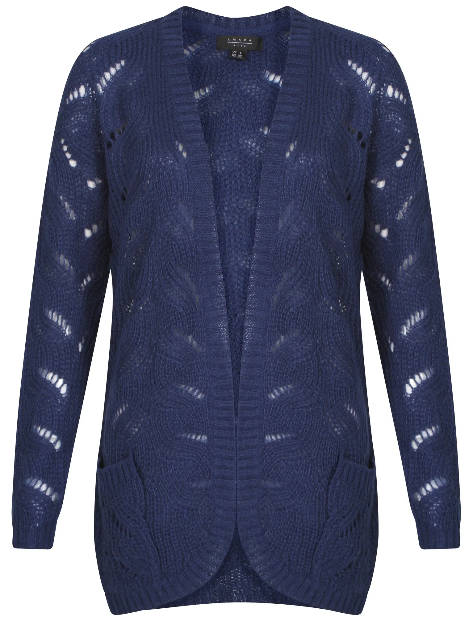 Womens Amara Reya Lilac Cardigan in blue